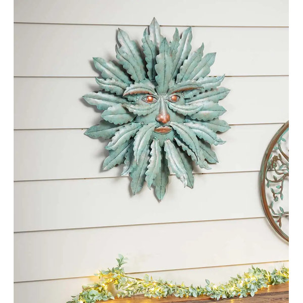 Plow & Hearth Boho Plants & Flowers Wall Decor on Metal Wayfair